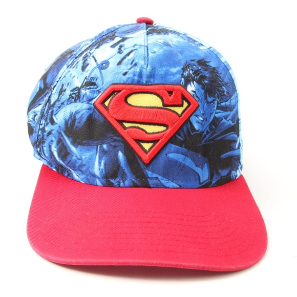 DC Comics Other - Superman Hat Cap DC Comics RN115665 Graphic Blue